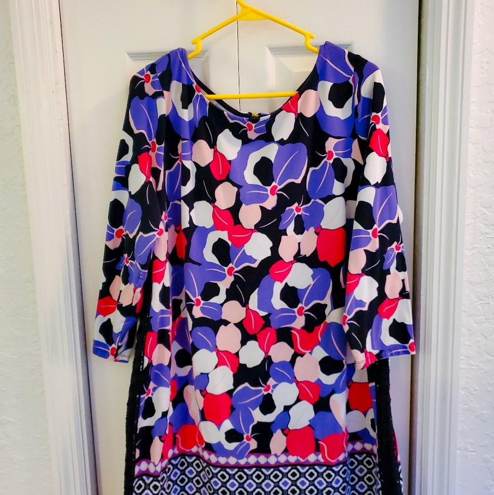 Crown and Ivy Purple Petal Dress